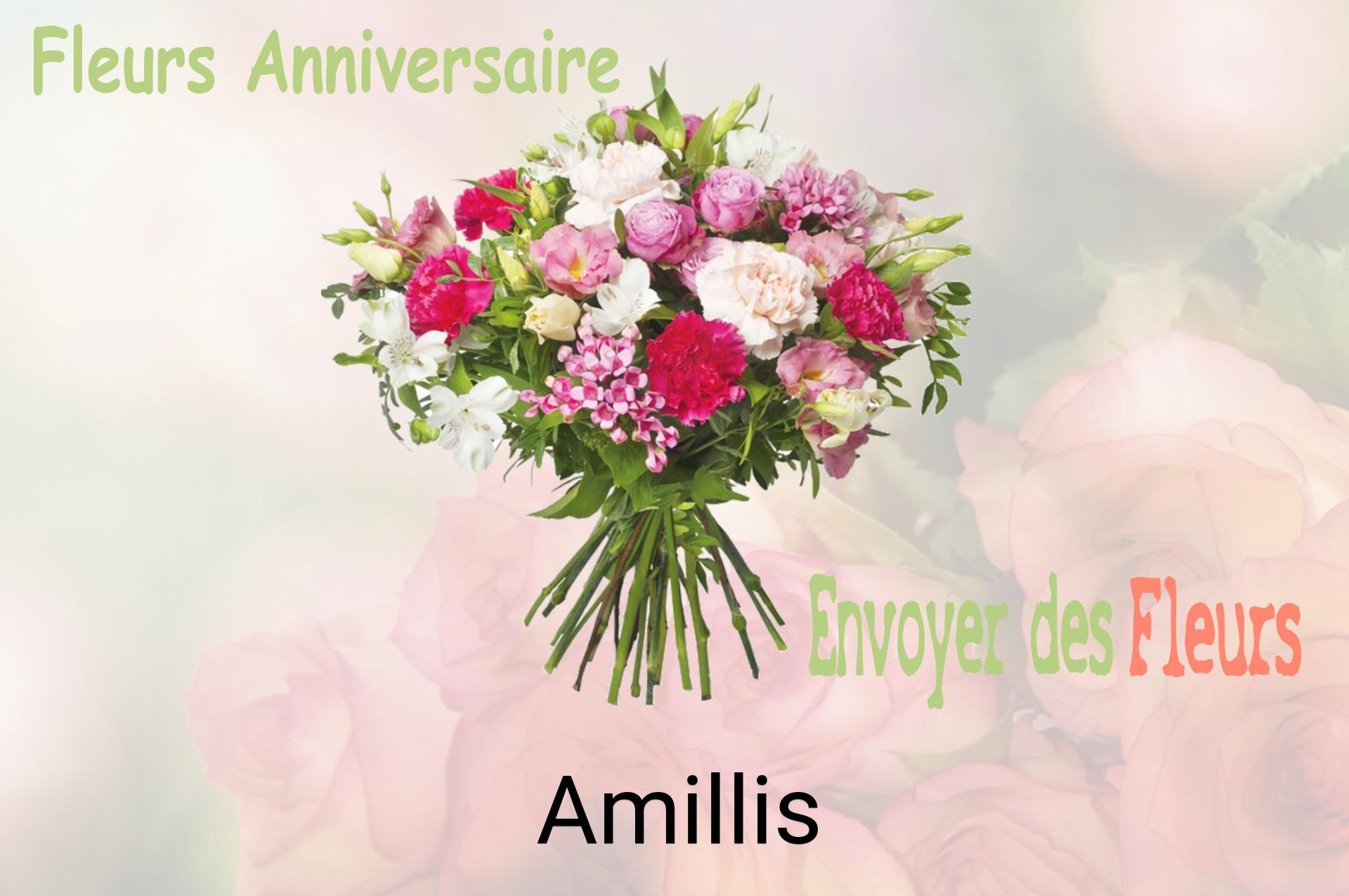Bouquet de fleurs d’anniversaire livré à Amillis